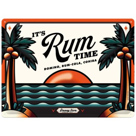 It's Rum Time Metalen Bord 30 x 40 cm | PMD - Danny Vera