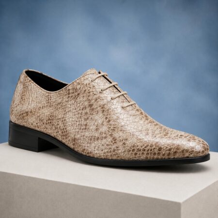 Ivory Python Lureaux - Handgemaakte Nette Schoenen Voor Heren | Lureaux