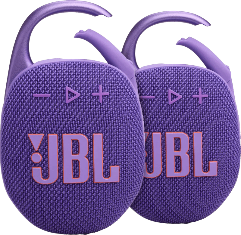JBL Clip 5 Paars 2-pack