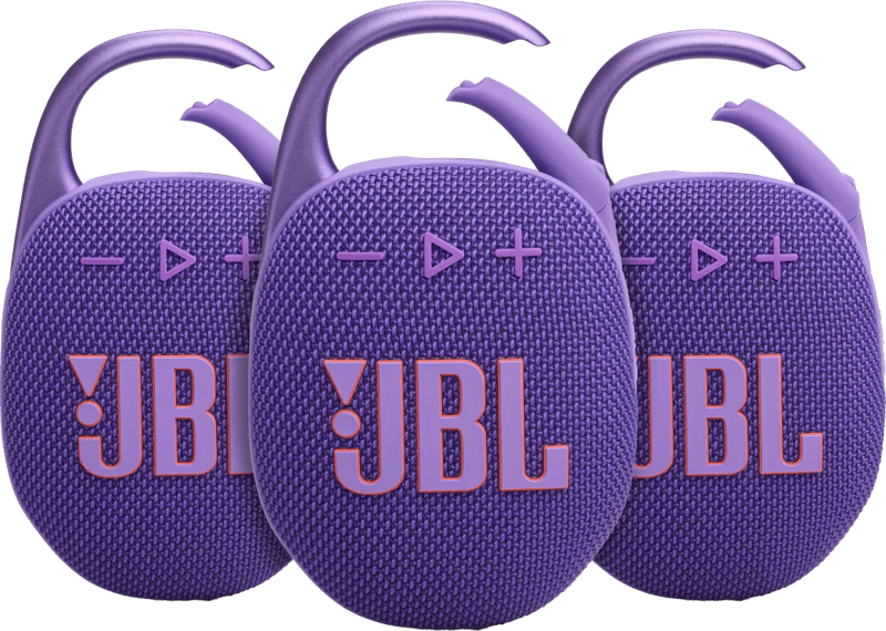 JBL Clip 5 Paars 3-pack