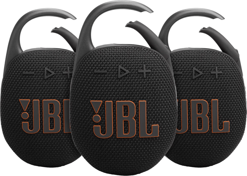 JBL Clip 5 Zwart 3-pack