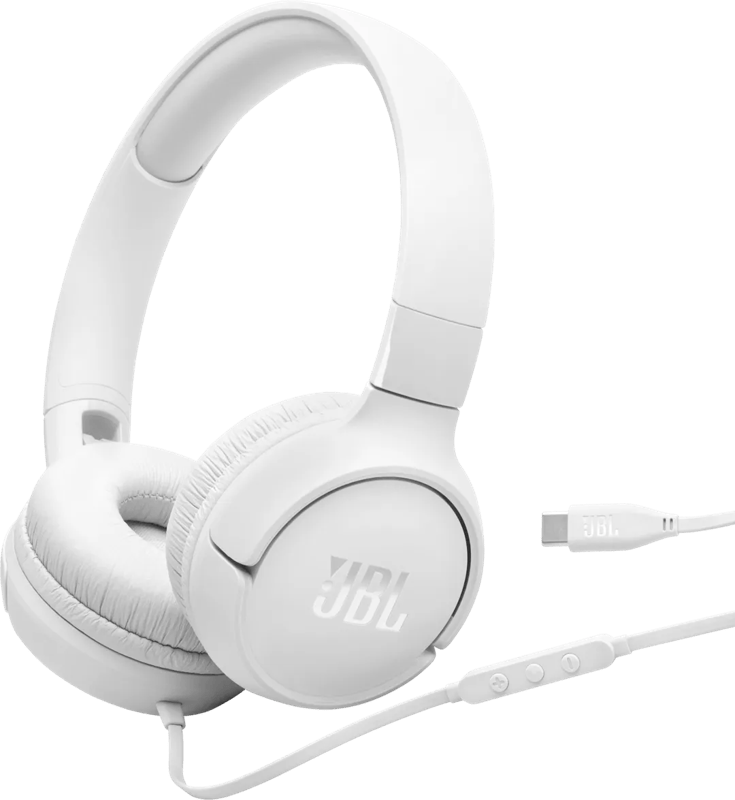 JBL Tune 520C USB-C Wit