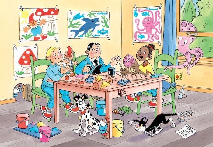 JUMBO PUZZEL JAN VAN HAASTEREN JR CREATIEF MET KLEI PUZZEL JAN (150) | Jumbo