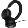 Jabra Evolve2 USB A MS TEAMS 75 Draadloze Office Headset met oplaadstandaard Zwart