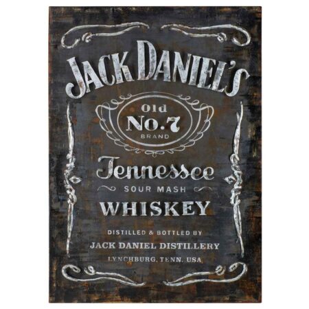 Jack Daniel's Label Metalen Wand Decoratie | Jack Daniel's