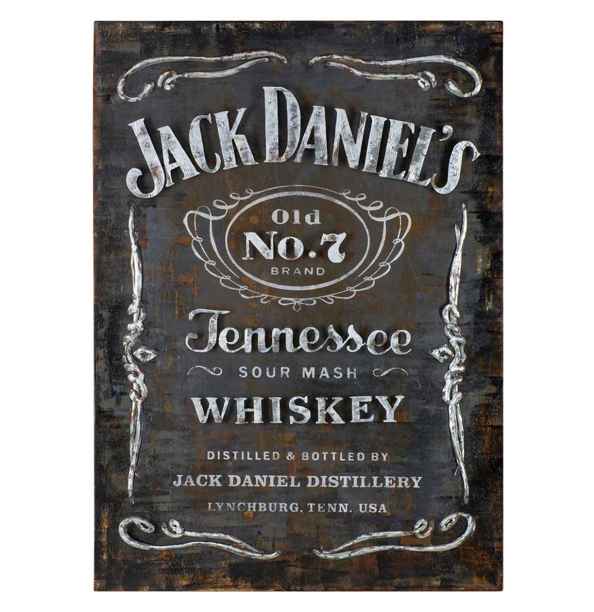 Jack Daniel's Label Metalen Wand Decoratie | Jack Daniel's