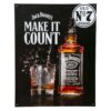 Jack Daniel's - Make It Count Metalen Wandbord 30.5 x 40