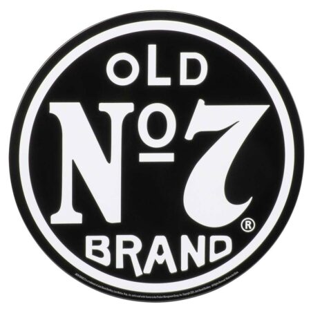 Jack Daniel's Old No. 7 Rond Metalen Bord | Jack Daniel's