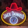 Jack Daniels Neon Verlichting Met Achterplaat - 70 x 64 cm | Fiftiesstore