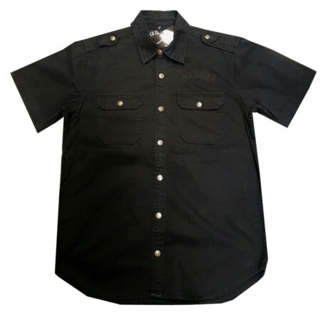 Jack Daniels No 7 Worker Shirt Denim Black-M | Jack Daniel's