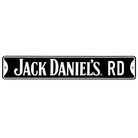 Jack Daniel's Straatnaambord - JACK DANIEL'S ROAD - Metaal met Reliëfletters | Harley-Davidson
