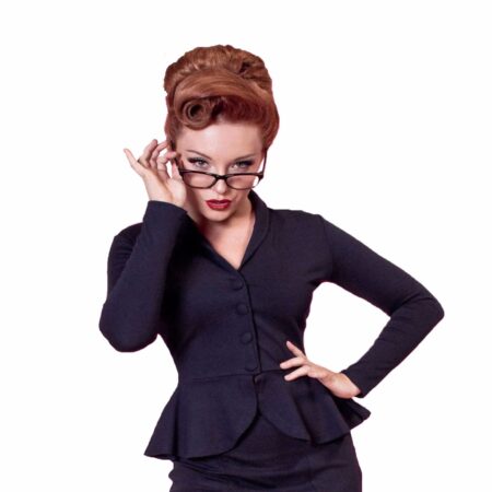 Jacket Diva Navy-L | Heart of Haute