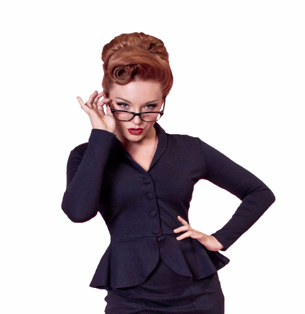 Jacket Diva Navy-L | Heart of Haute