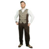 Jacky Gilet Maine Chocolate Brown-XL | Fiftiesstore