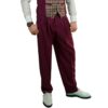 Jacky Swing Pants Bordeaux / Wine-54 | Fiftiesstore