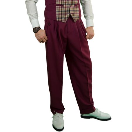 Jacky Swing Pants Bordeaux / Wine-54 | Fiftiesstore
