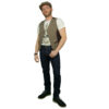 Jacky Vermont Gilet Brown-S | Fiftiesstore
