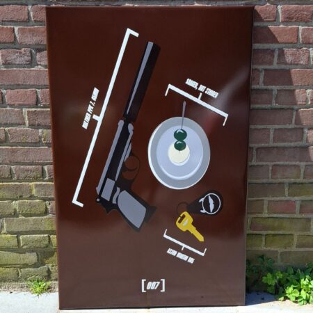 James Bond Items Emaille Bord - 63 x 98cm | Fiftiesstore
