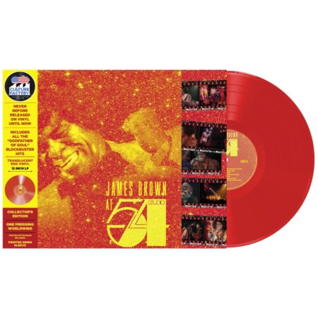 James Brown - At Studio 54 (Doorzichtig Rood Vinyl) | 29% korting (LP) | Fiftiesstore