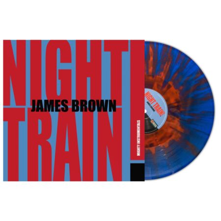 James Brown - Night Train! (Mighty Instrumentals) (Blauw/Rood Splatter Vinyl) (LP) | Fiftiesstore