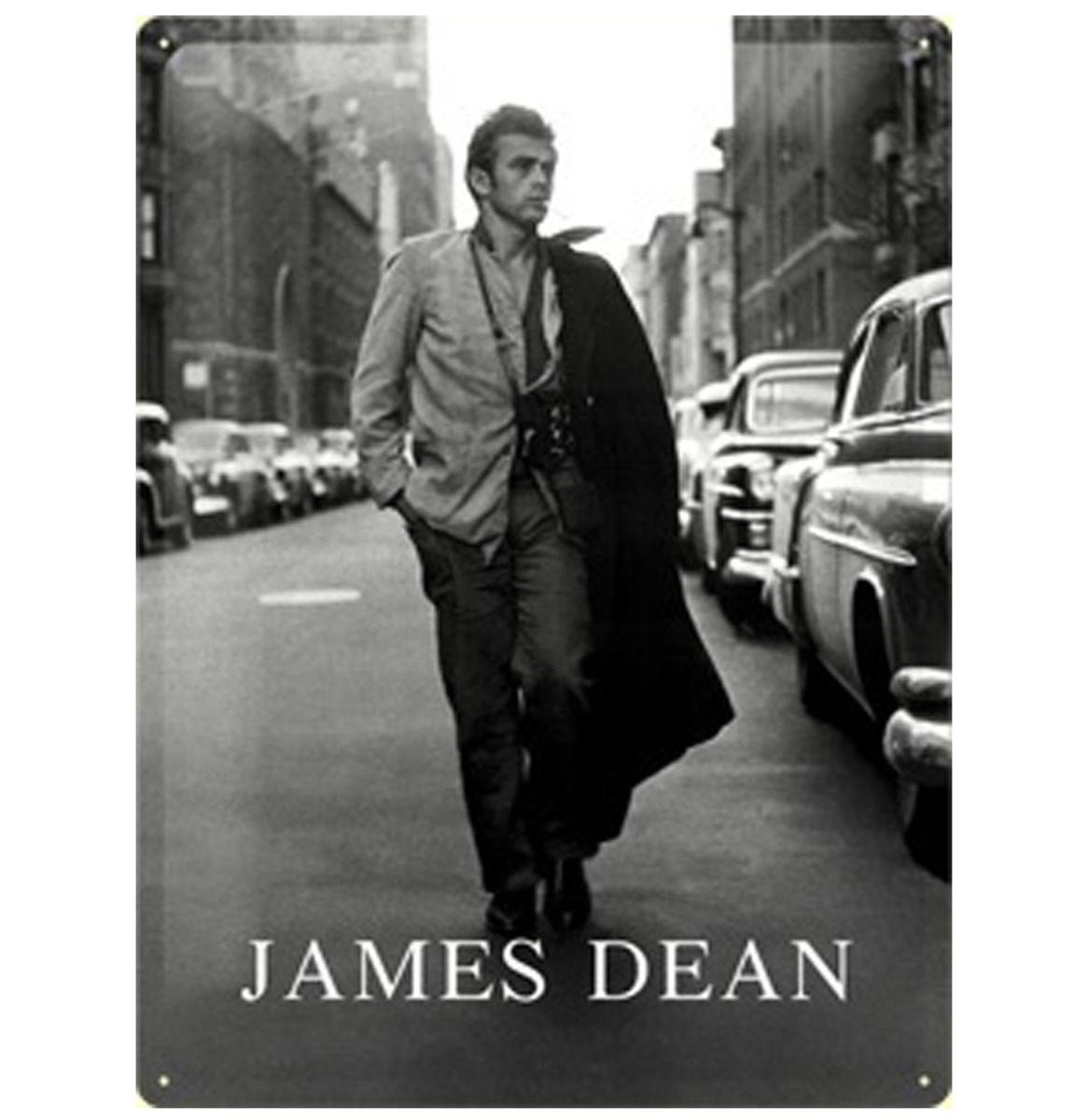 James Dean Metalen Bord - 30 x 40 cm | Nostalgic Art