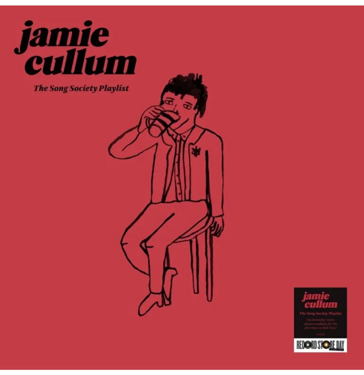 Jamie Cullum - The Song Society Playlist (Rood Vinyl) (Record Store Day 2026) (LP) | Fiftiesstore