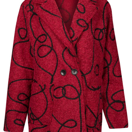 Jas Bouclé Bordeaux | Fashionize