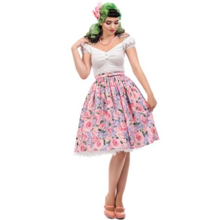 Jasmine Country Garden Swing Skirt-38 (NL)/ 12 (UK) | 50% korting | Collectif