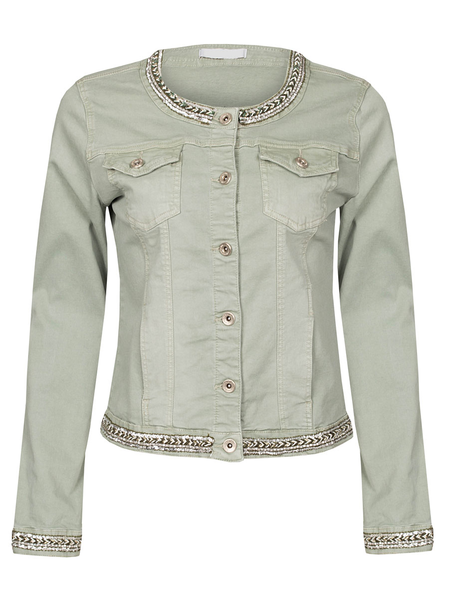 Jeans Jacket Elise Groen | Fashionize