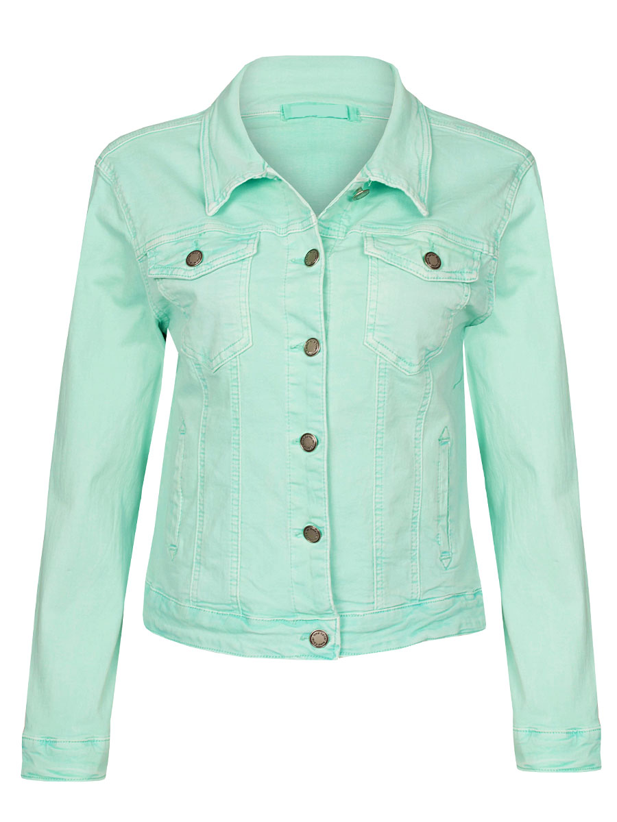 Jeans Jacket Mint | Fashionize