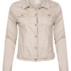 Jeans Jacket Stretch Beige | Fashionize