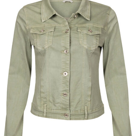 Jeans Jacket Stretch Groen | Fashionize
