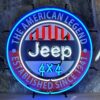 Jeep American Legend Neon Verlichting 60 cm - Blauw