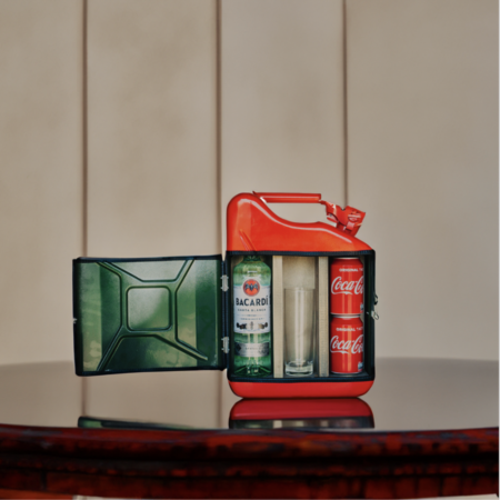 Jerrycan Bacardi Giftset - Rood - Perfect als cadeau - Origineel en Praktisch - Bacardi Giftset | DESIGNED BY MAN