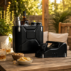 Jerrycan Giftbox 10L - Zwart - Unieke Opbergdoos - Exclusief drank - Origineel cadeau - Opbergoplossing | DESIGNED BY MAN