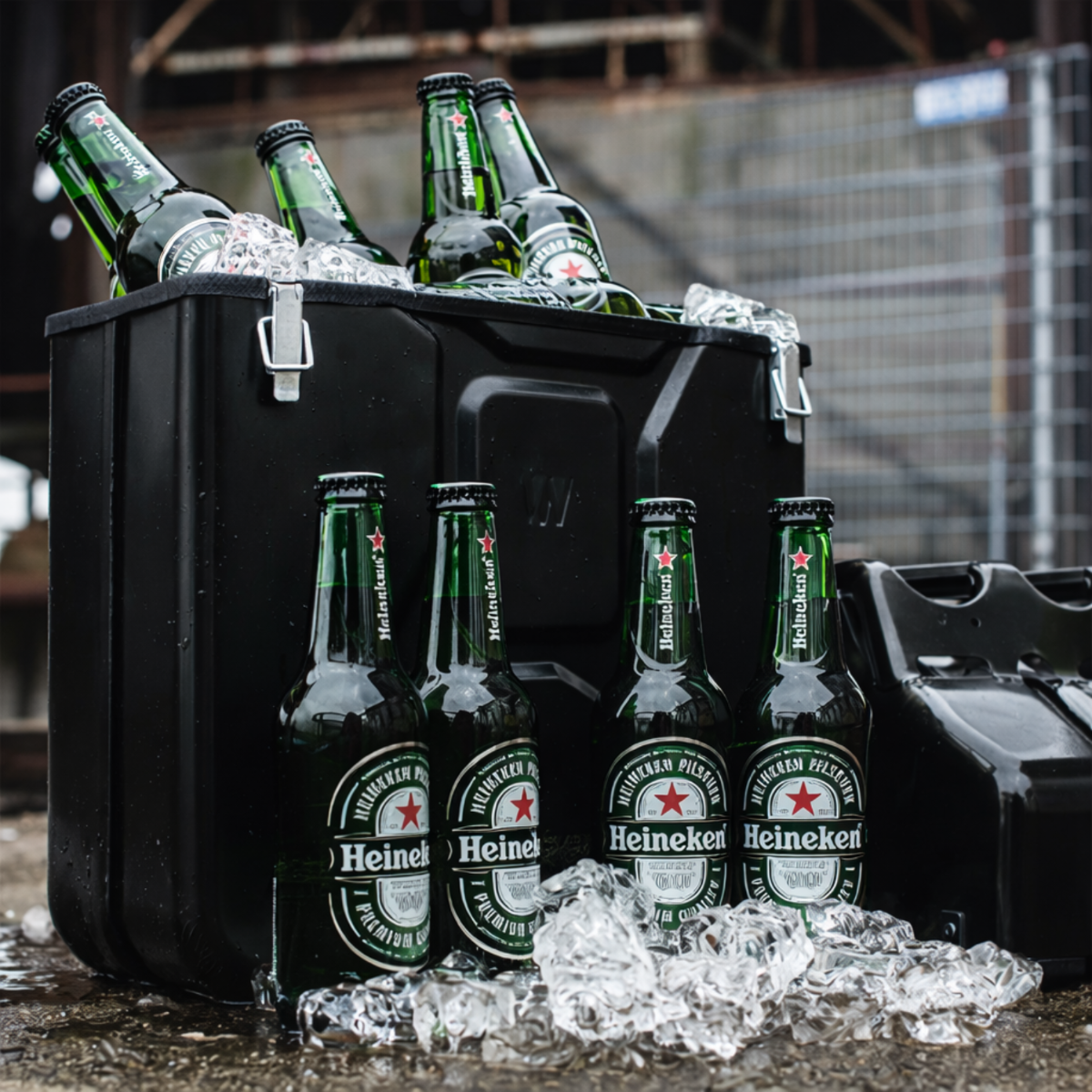 Jerrycan Giftbox 20L - Zwart - Unieke Opbergdoos - Stoere Stalen Jerrycan - Multifunctioneel Cadeau - Originele Opberger | DESIGNED BY MAN
