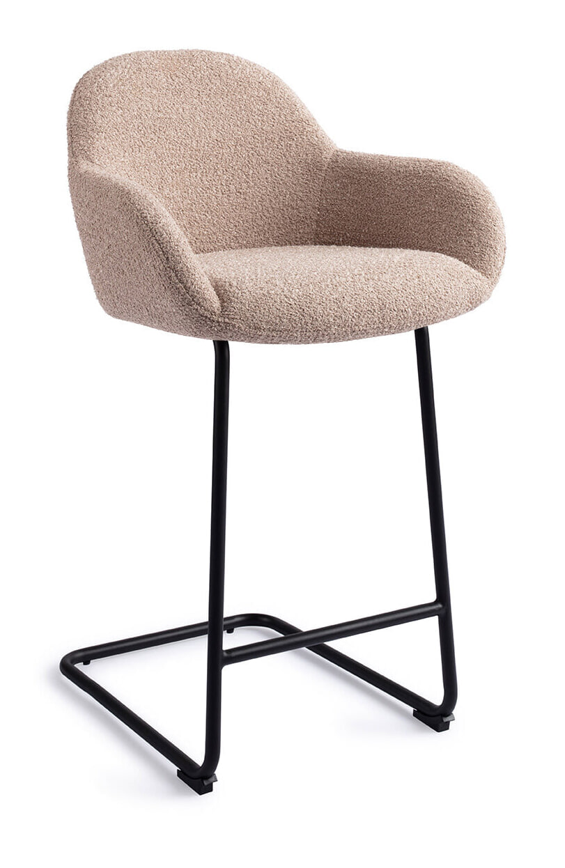 Jesper Home Barstoel 'Kushi' Arch Black