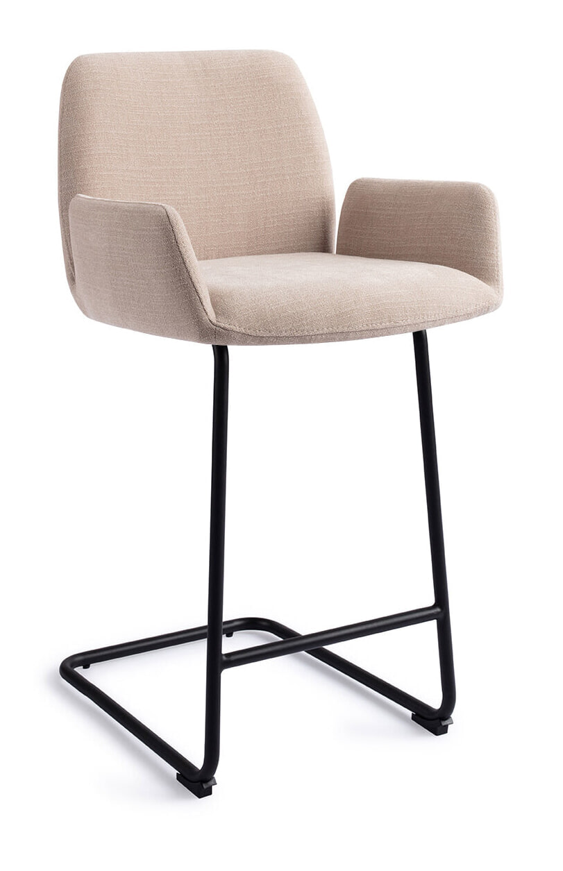 Jesper Home Barstoel 'Misaki' Arch Black