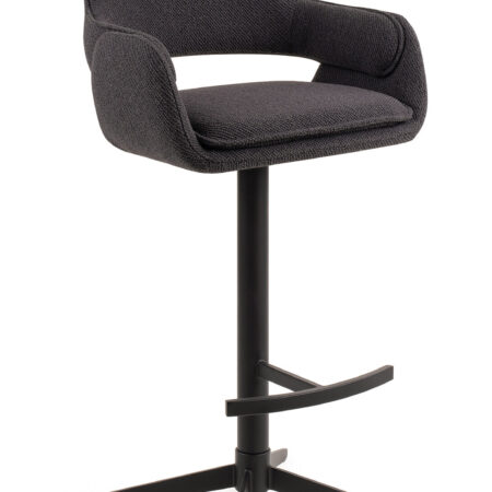 Jesper Home Draaibare Barkruk 'Oketo' kleur Indigo Ink (zithoogte 75cm) | Jesper Home