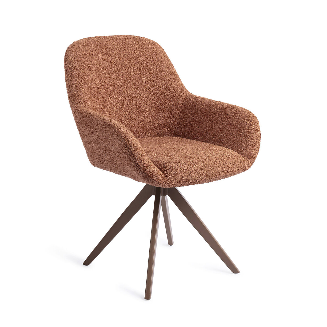 Jesper Home Draaibare Eetkamerstoel 'Kushi' Turn Brown