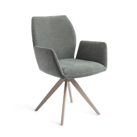 Jesper Home Draaibare Eetkamerstoel 'Misaki' Turn Beige