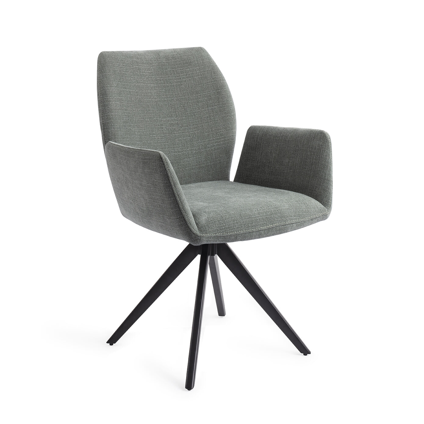 Jesper Home Draaibare Eetkamerstoel 'Misaki' Turn Black