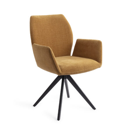 Jesper Home Draaibare Eetkamerstoel 'Misaki' Turn Black
