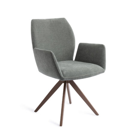 Jesper Home Draaibare Eetkamerstoel 'Misaki' Turn Brown