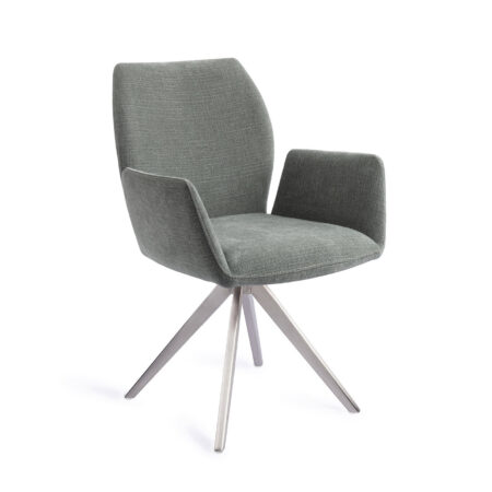 Jesper Home Draaibare Eetkamerstoel 'Misaki' Turn Steel