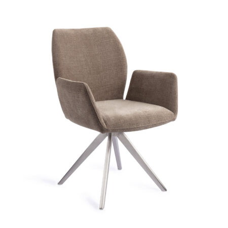 Jesper Home Draaibare Eetkamerstoel 'Misaki' Turn Steel