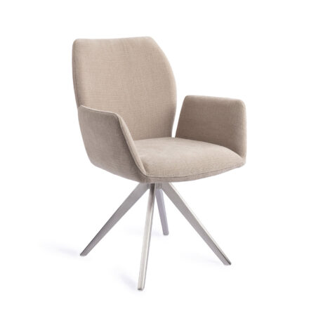 Jesper Home Draaibare Eetkamerstoel 'Misaki' Turn Steel