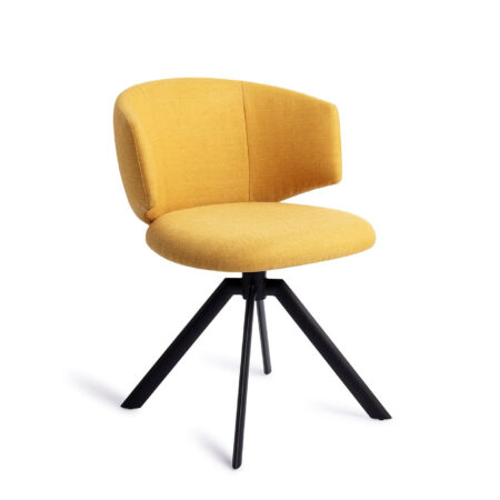 Jesper Home Draaibare Eetkamerstoel 'Misato' kleur Buttercup | Jesper Home