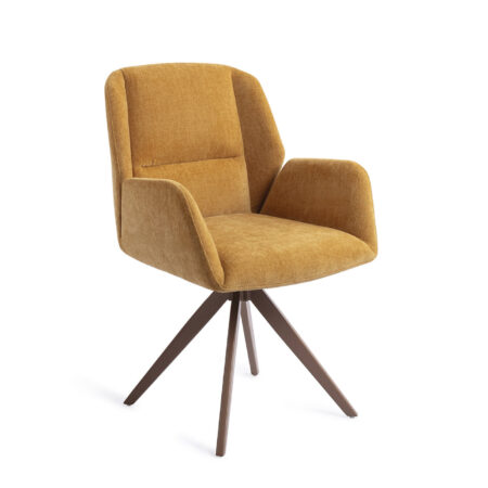 Jesper Home Draaibare Eetkamerstoel 'Myoko' Turn Brown