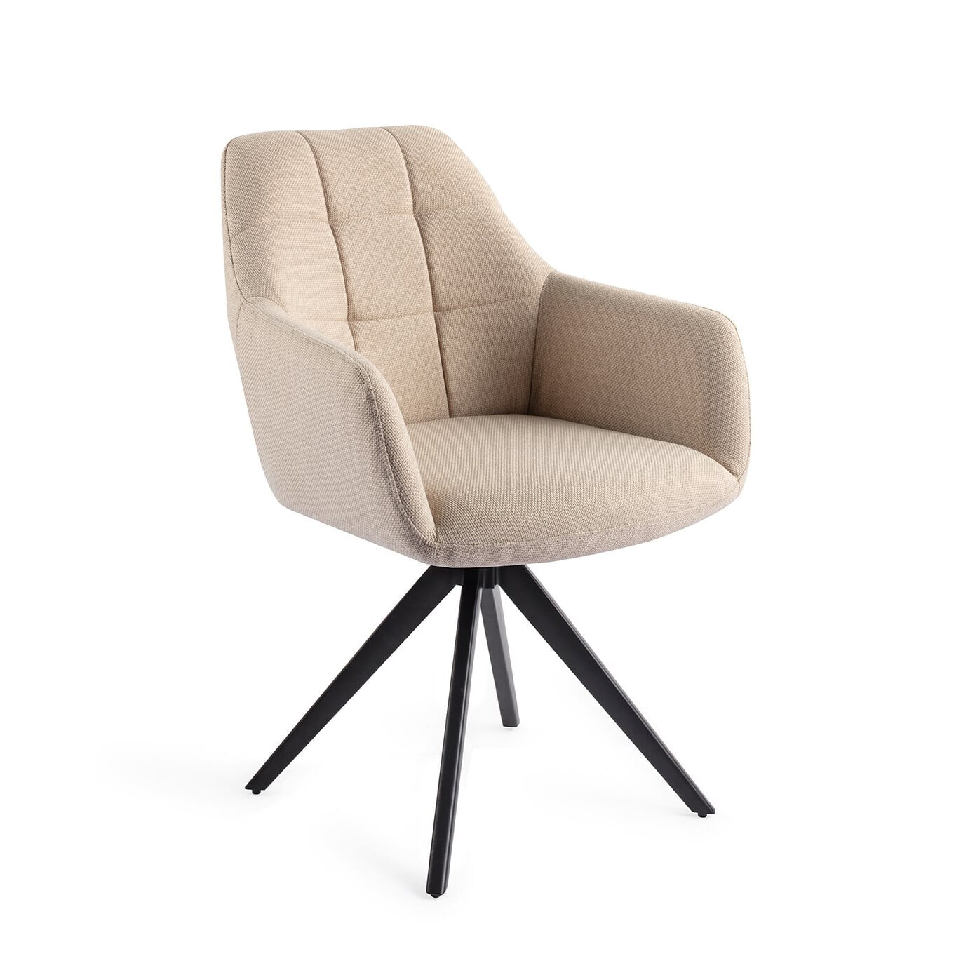 Jesper Home Draaibare Eetkamerstoel 'Noto' Turn Black